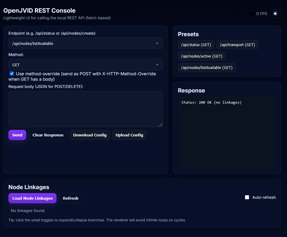 Diagnostic Web UI